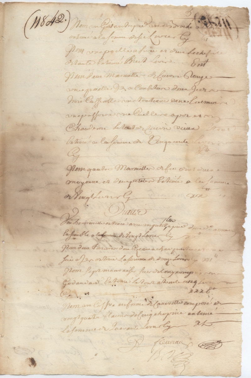 Document 1739 08 06 02 Louisiana Colonial Documents Digitization Project